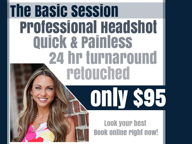 Headshot Photographers in Louisville KY - The Basic Headshot Session